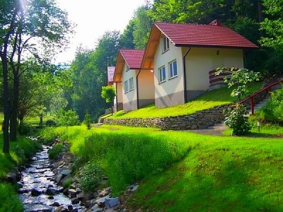 widok na domki