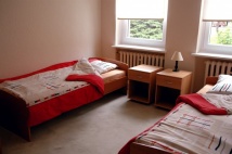 Pokój sypialny apartamentu.