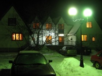 Hotelik nocą